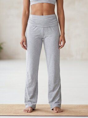 NWT | LovelyWholesale | Heather Gray Fold-Over Waist Lounge Pants | XL